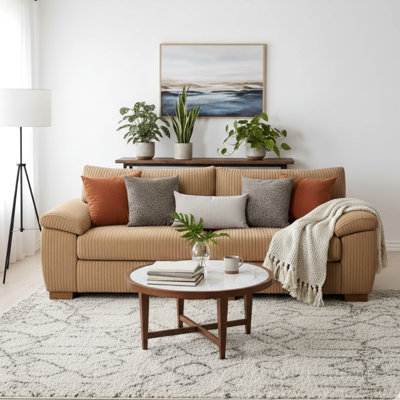 3 Seater Corduroy Sofa