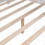 Cadre de lit double en bois avec 2 tiroirs, structure de lit pour enfant avec tablette de rangement-320474998-320474999-320474997