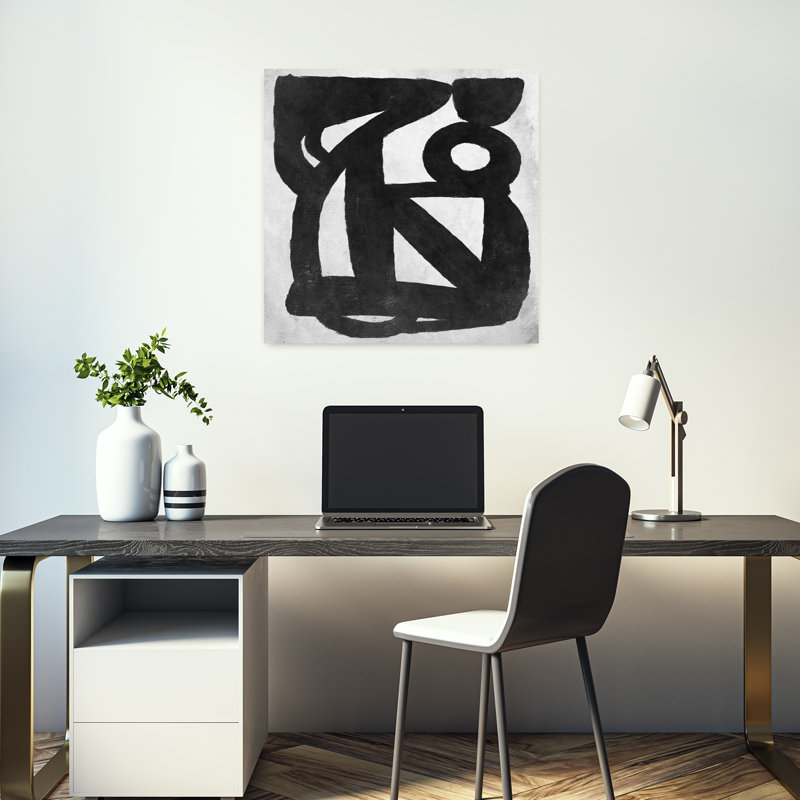Art contemporain contemporain abstrait, H 18 po x l 18 po