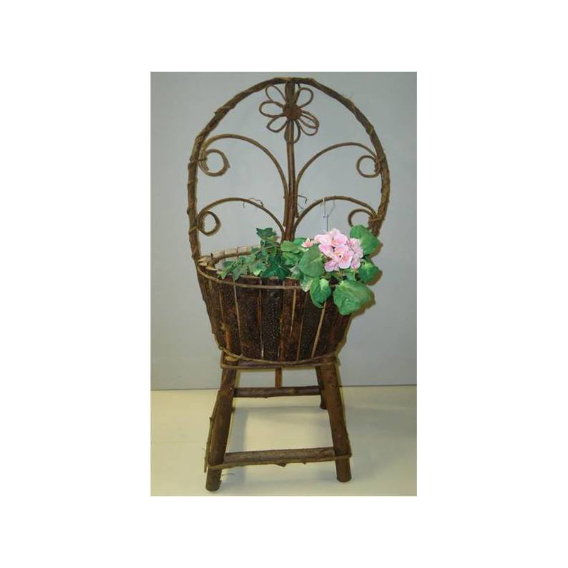 Pot à fleurs Nevers, 25" H x 10" L x 6" D