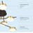 Brijida 6 - Light Aluminium Dimmable LED Sputnik Geometric Chandelier