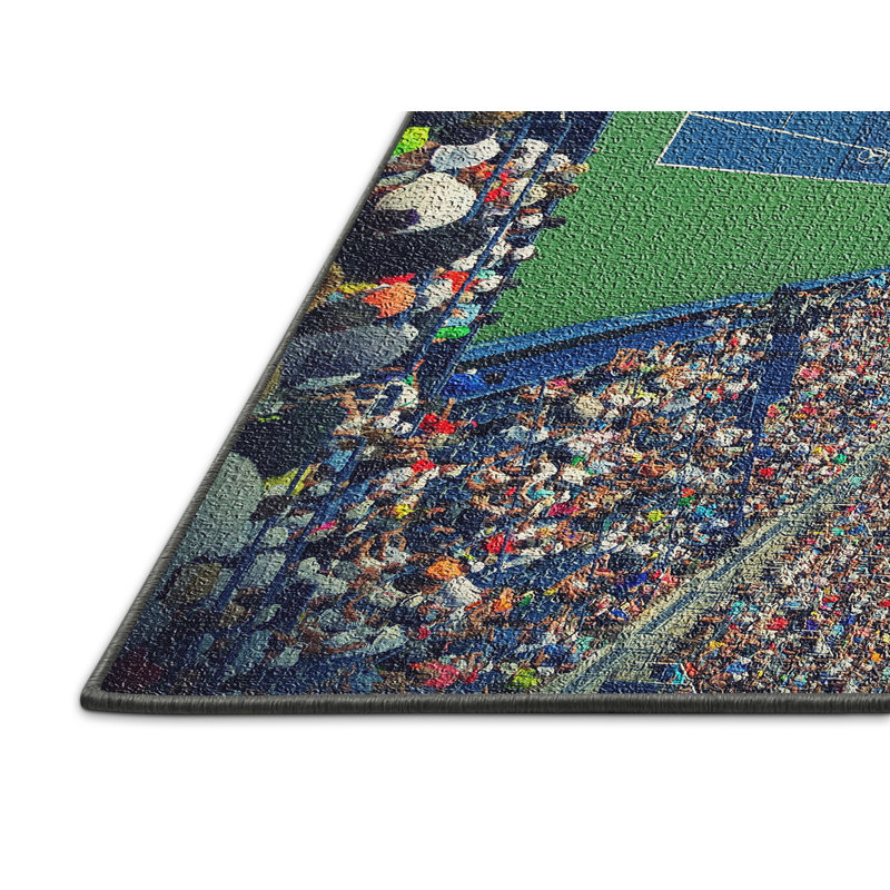 Tapis de tennis vert 1, Rectangle 2 pi x 4 pi