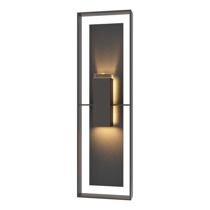 Shadow Box Aluminum Wall Light, 34" H x 10" W x 4.4" D, Oil Rubbed Bronze