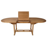 Olive Teak Extendable Dining Table
