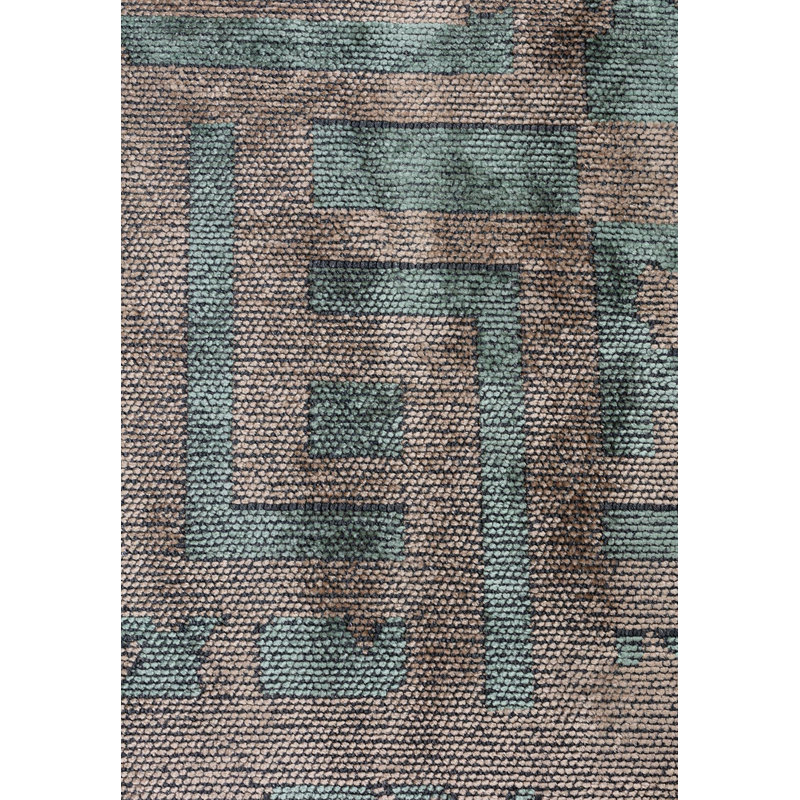 Contemporary Labyrinth Fade, Rectangle 7'10" x 11'2"
