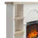 Winston Electric Fireplace Mantel with Built-in Bookshelves
