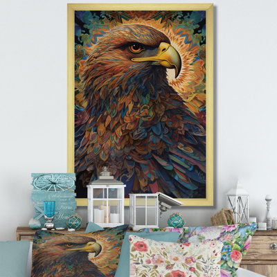 " Majestic Eagle Gaze Illustration I "
