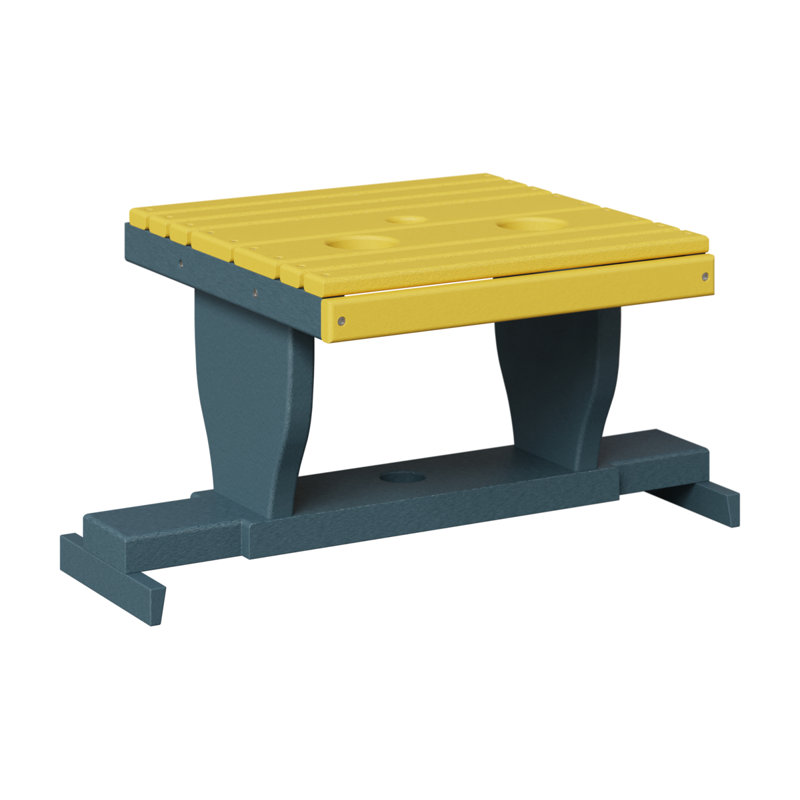Table de canapé coulissante Berlin Gardens, Ardoise, Jaune soleil levant