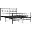 Structure de lit en métal Danzell, robuste, sans matelas-973433458-973433459