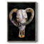 Horned Skull II, reproduction encadrée - bois massif-393626265
