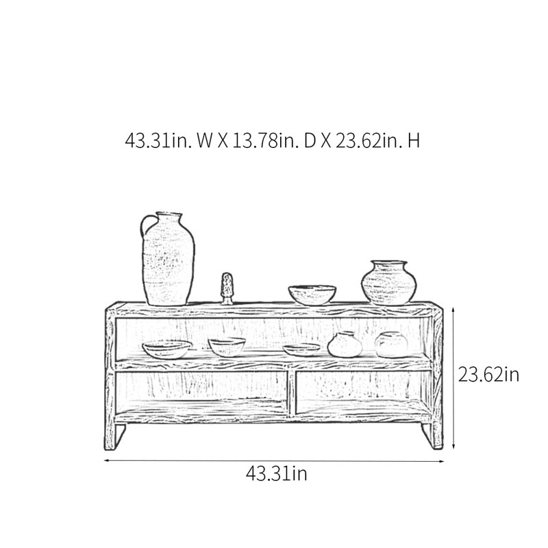 Retro Minimalist Console Table