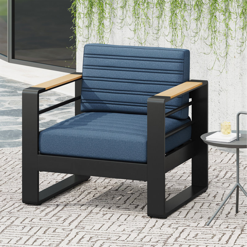 Fauteuil club Giovanna, Bleu