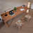 Brown Rectangular Solid Wood desk-108954089