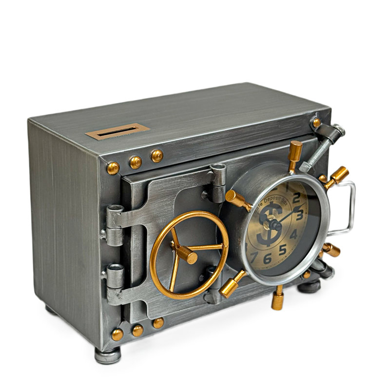 Bank Vault Table Clock