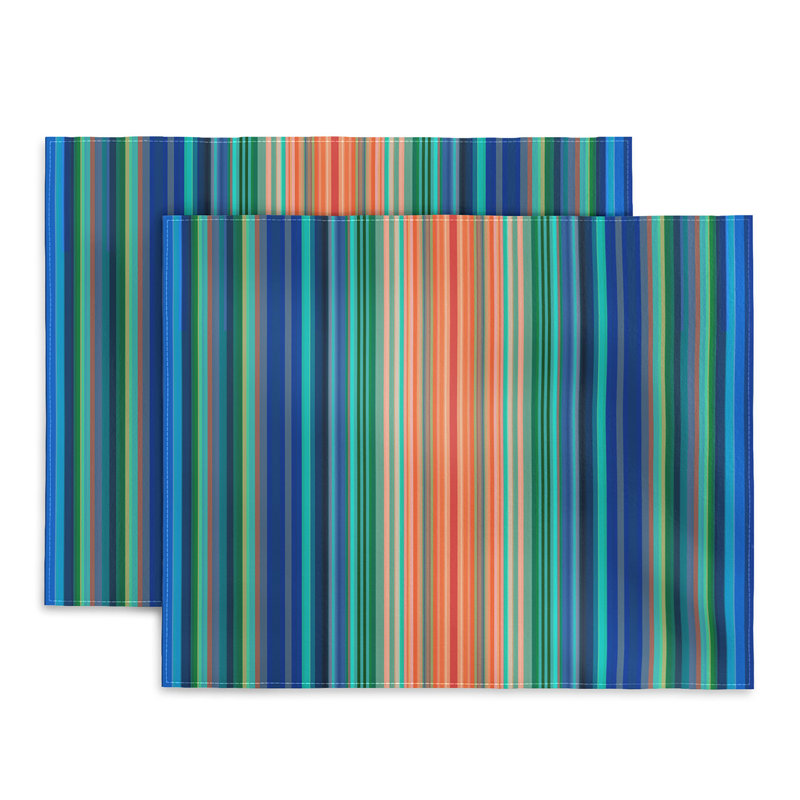 Cotton Striped Rectangle Placemat
