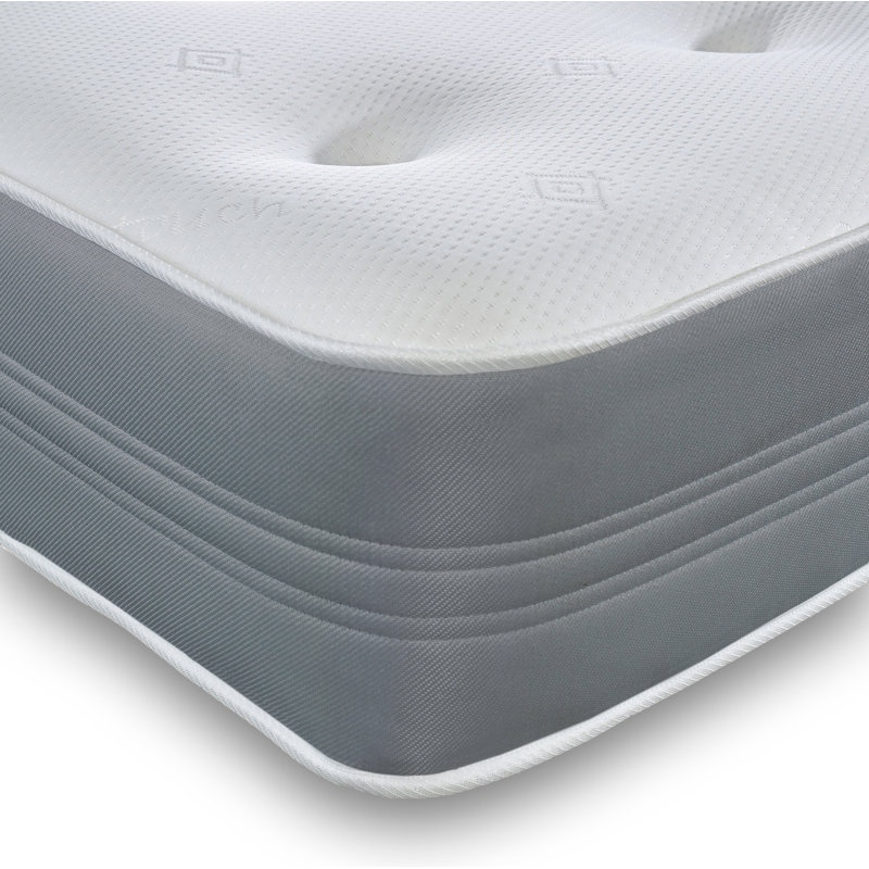 Abye White Noise Open Coil Mattress, Small Single (2'6)