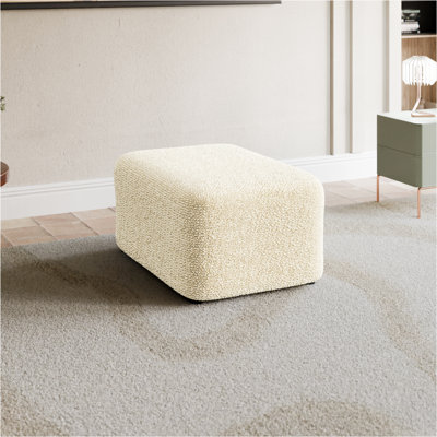 Stretchy Slipcover for Ottoman - Italian Style & Premium Quality - CottonRich Collection