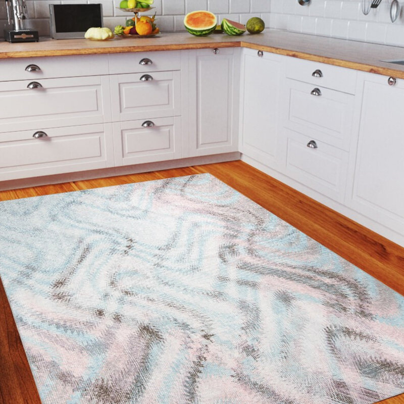 Tapis 100% polyester de qualité supérieure, 6,9 x 10,2 pi | 1850 g / m², hauteur de poils de 0,2 po | Polyester recyclé dessous | Lavable à la machine à 30 ° C | Conception douce, durable et écologique pour les espaces de vie modernes