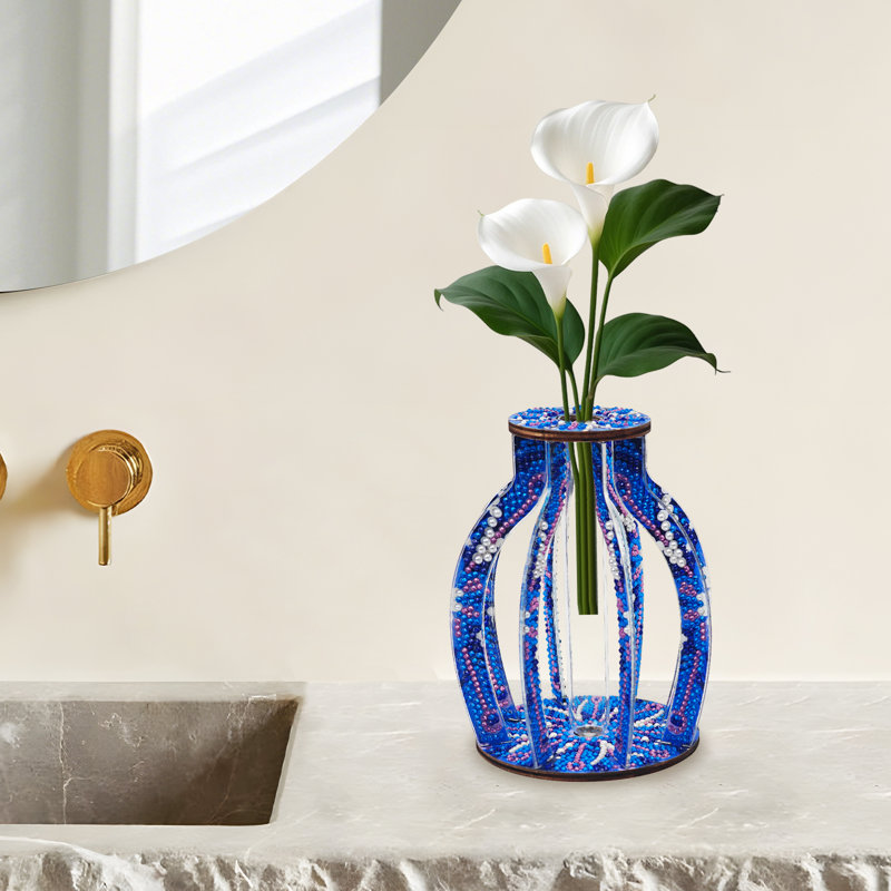 DIY Diamond Painting Vase Kit