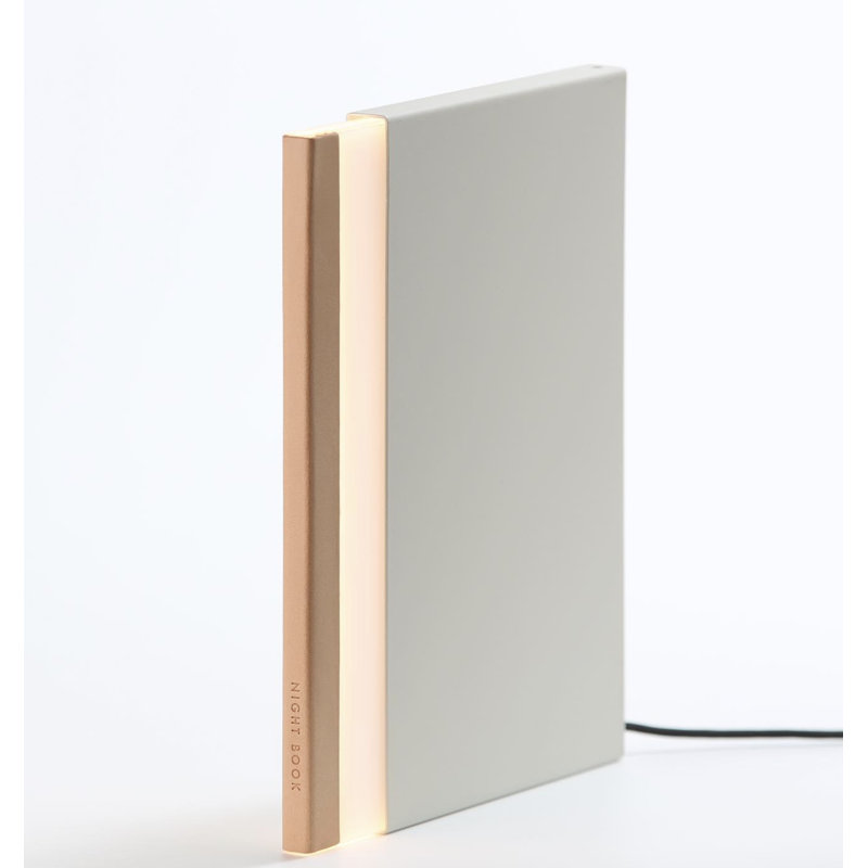 Night Book LED Table Lamp, White