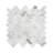 Venatino Elysia Herringbone 12 in. x 12 in. Honed Marble Mosaic Floor and Wall Tile