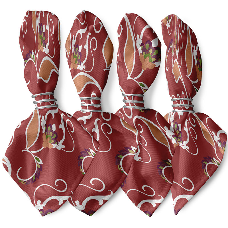 Clodean West Indies Napkins, Coral