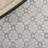 Sharene Floral Handwoven Wool Ivory/Gray Area Rug-1437986647