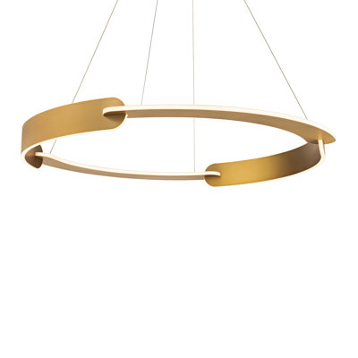 Luminaire suspendu géométrique 1 lumière DEL Ilios