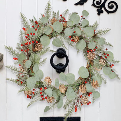 Dried Pinecones 61cm Wreath