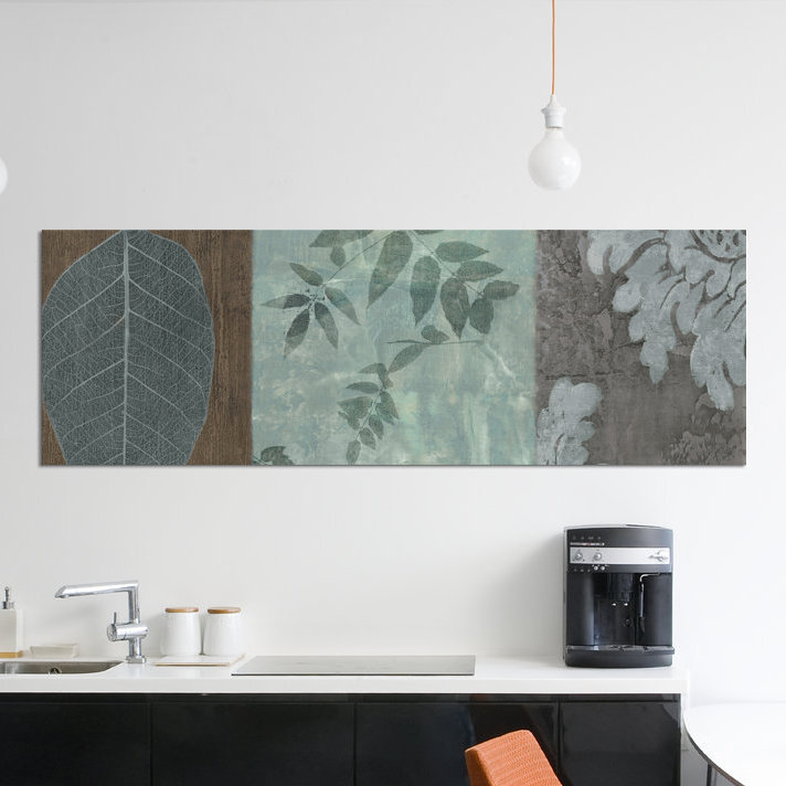 « horloge i », reproduction d’art sur toile, H 16 po x l 48 po x P 1,5 po