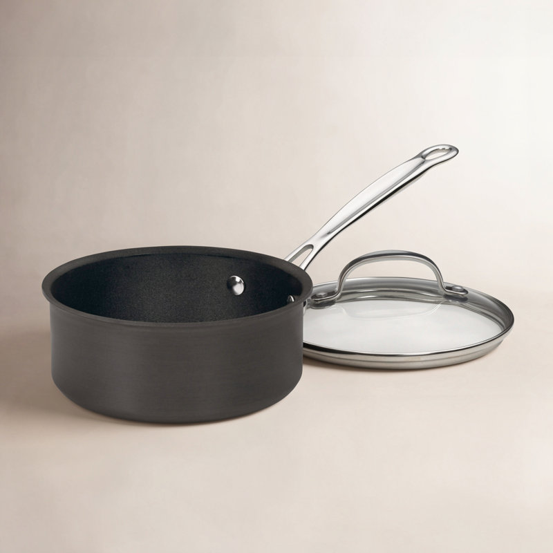 Casserole anodisée dure avec couvercle Cuisinart Chef's Classic, 1,5 pte