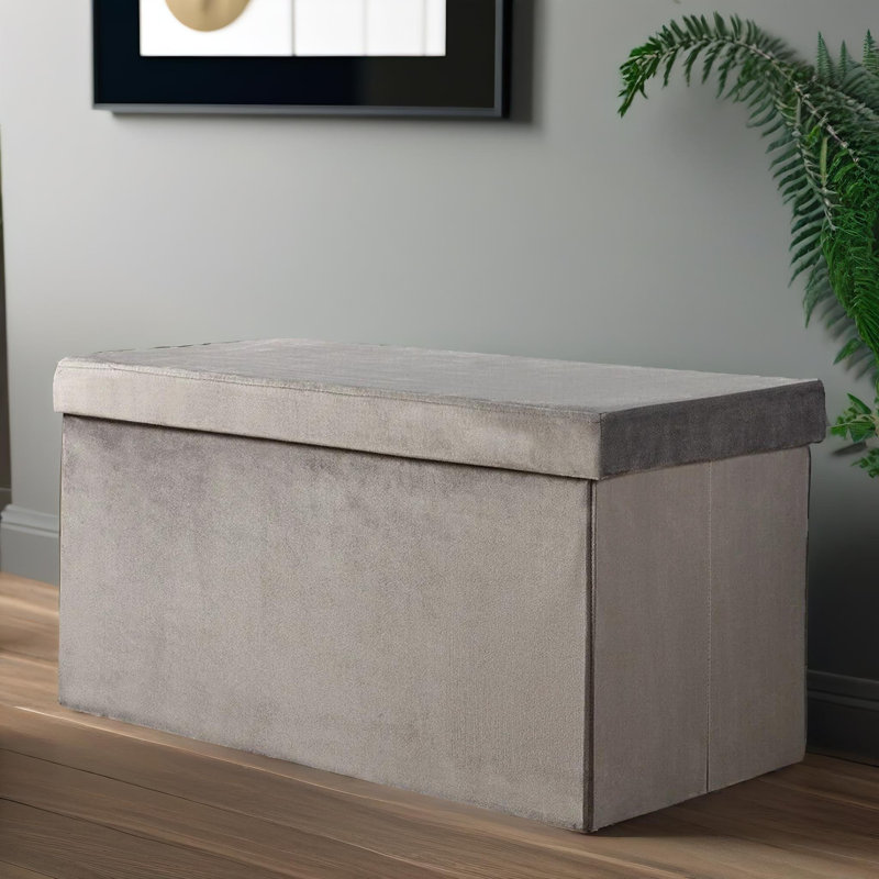 Fabric Upholstered Storage Bench
