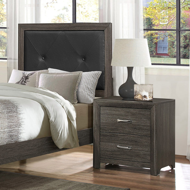 Mobilier de chambre à coucher 1 pièce, Gris foncé