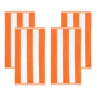 Calheta Cotton Oversized Cabana Stripe Beach Towels