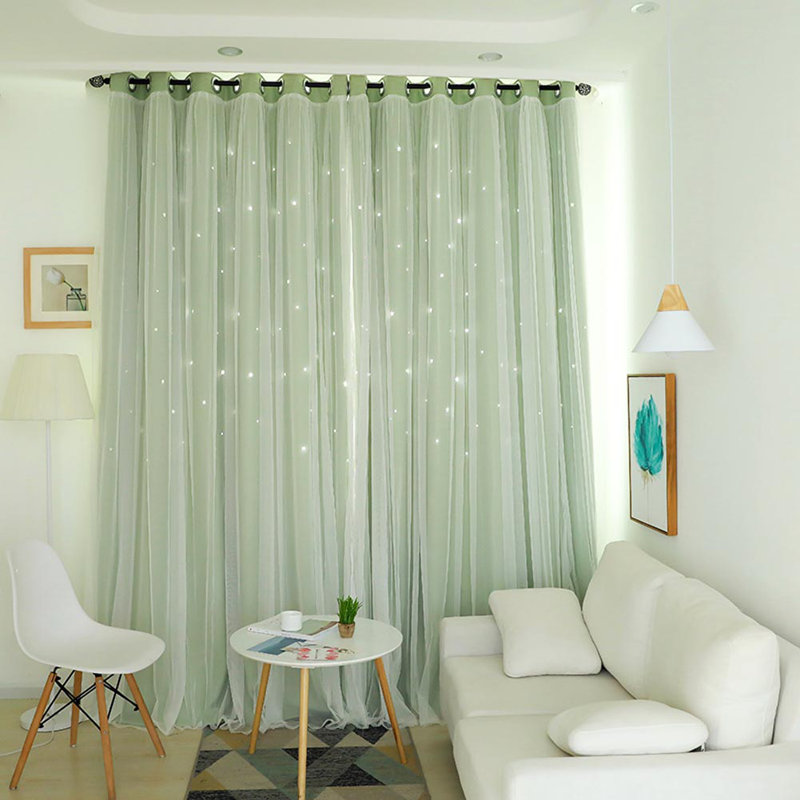 Brendaa Room Darkening Curtain Single Panel
