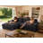 Anquantae 2-Piece Oversized Sectional Chaise Sofa with Comfy Deep Seat-1170590835-1177513784