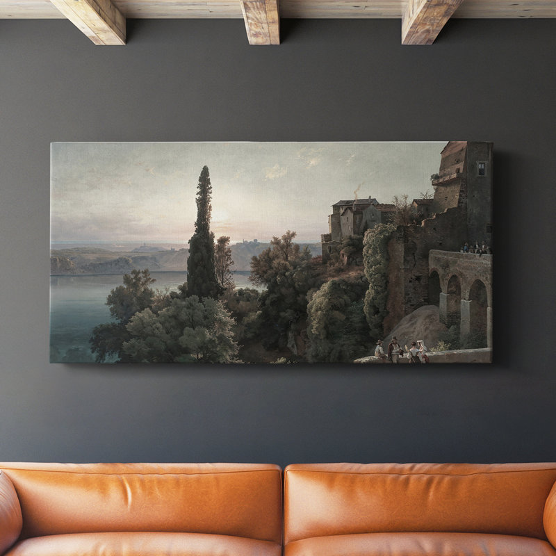 Série paysage - CMLXIV - Toile tendue avec châssis - Prêt à accrocher, H 24 po x l 48 po