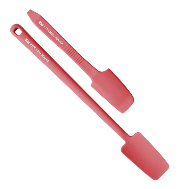 Silicone Jar & Can Spatulas, Red