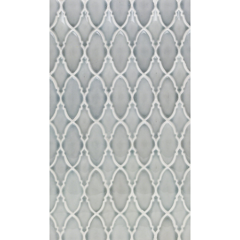 Divine Valor 3" x 4" Ceramic Mosaic Tile (0.60 Sq. Ft. / Sheet), Emerald Green