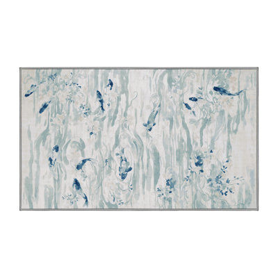 Machine Washable Gray Area Rug