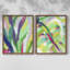 Impression encadrée V-Premium Bright Bright Abstraction - prête à être accrochée - aucun clou requis - aucun clou requis-1510787407-1510787411