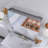 Rectangular Aluminum Medicine Cabinet With Mirror-347378286
