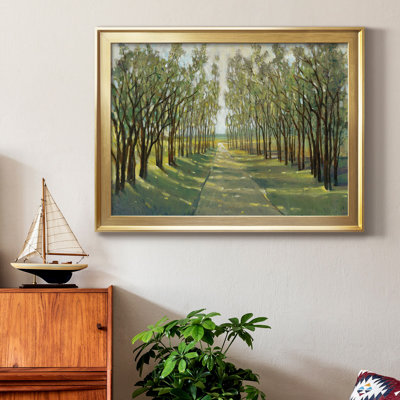 Chemin forestier - Peinture encadrée