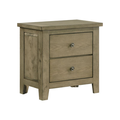 Table de chevet rustique 25,75 po, chêne vignoble