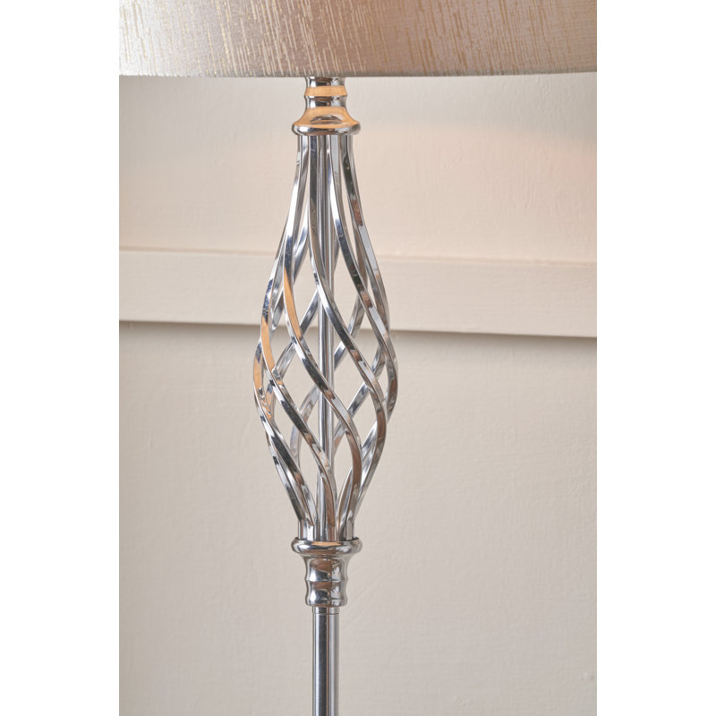 Sybill 157cm Silver Traditional Floor Lamp