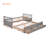 Daybed With Trundle And Drawers, Twin Size-1325298046