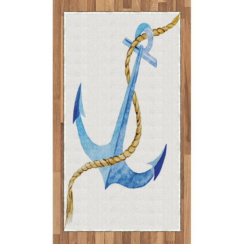 Anchor High Density Long Fiber Poly Threads Decorative Area Rug Carpet, Rectangle 2'7" x 5'