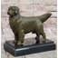 Sculpture bronze bronze Golden Retriever