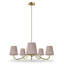 Wrought Iron 5-Light Chandelier-2134210160-2144607140