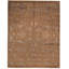 Wool Oriental Area Rug in Camel/Gray